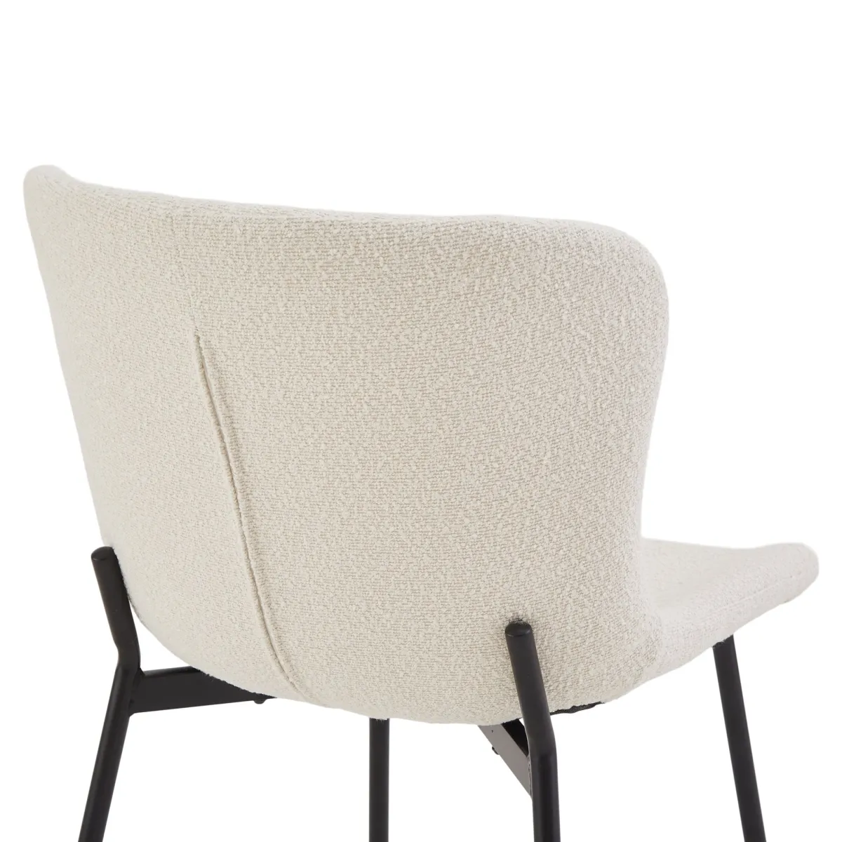 Nimara Adena spisebordsstol - Hvidt boucle* Spisebordsstole