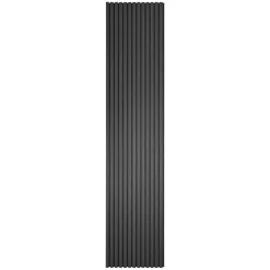 Nimara Akustikpanel i sort egetræsfiner 2400x520x18 mm* Akustikpaneler I Sort|Akustikpaneler I Røget Eg