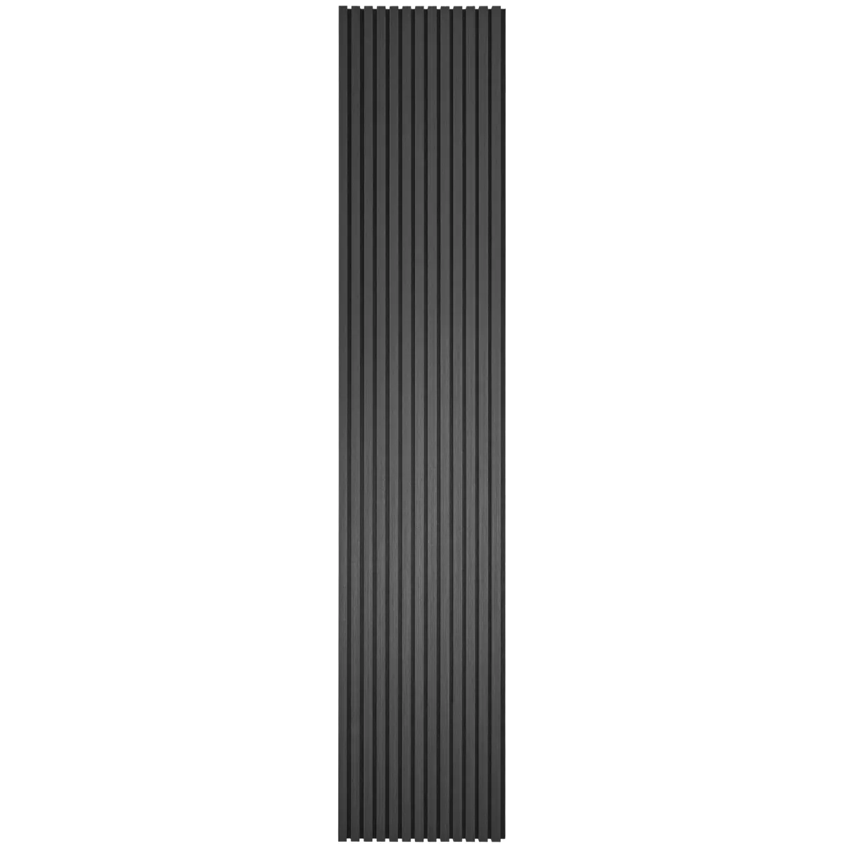 Nimara Akustikpanel i sort egetræsfiner 2600x520x18 mm* Akustikpaneler I Sort|Akustikpaneler I Røget Eg