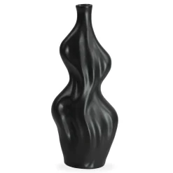 Nimara Alva keramik vase sort 25 cm* Vaser