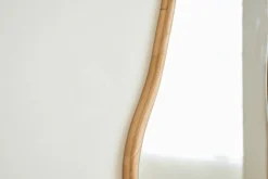 Nimara Angela organisk spejl med træramme i eg 100x50 cm* Spejle