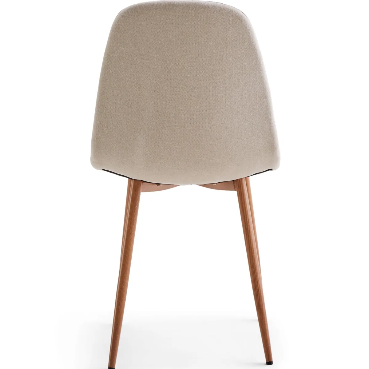 Nimara Anna spisebordsstol - beige tekstil med egelook* Spisebordsstole