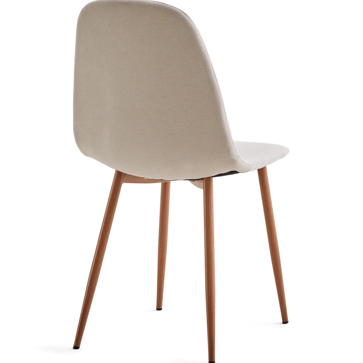 Nimara Anna spisebordsstol - beige tekstil med egelook* Spisebordsstole