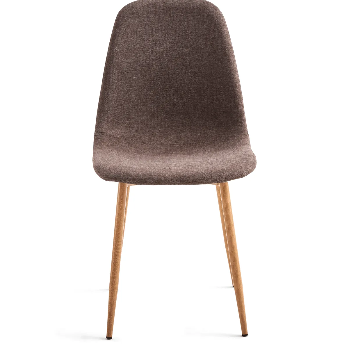 Nimara Anna spisebordsstol - brun tekstil med egelook* Spisebordsstole