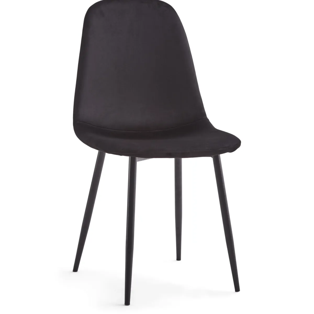 Nimara Anna spisebordsstol - polstret sort velour* Spisebordsstole