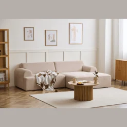 Nimara Arianna chaiselong sofa cream - Venstrevendt* Sofaer