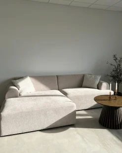 Nimara Arianna chaiselong sofa cream - Højrevendt* Sofaer