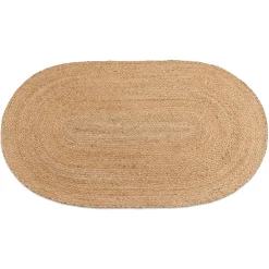 Nimara Arthur oval tæppe - Jute 70x120 cm* Jute Tæpper