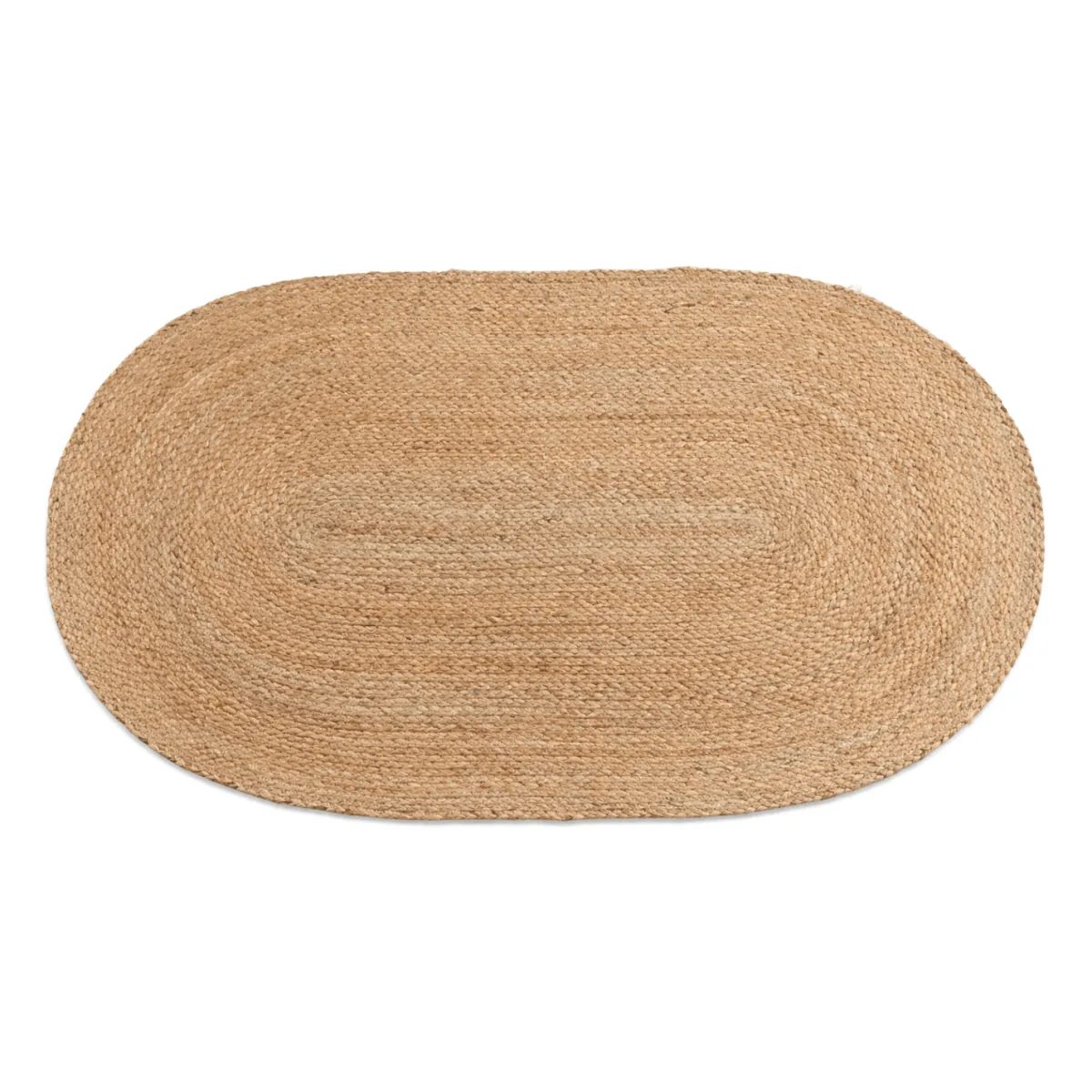 Nimara Arthur oval tæppe - Jute 60x90 cm* Jute Tæpper