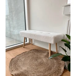 Nimara Arthur rundt tæppe - Jute Ø90 cm* Jute Tæpper