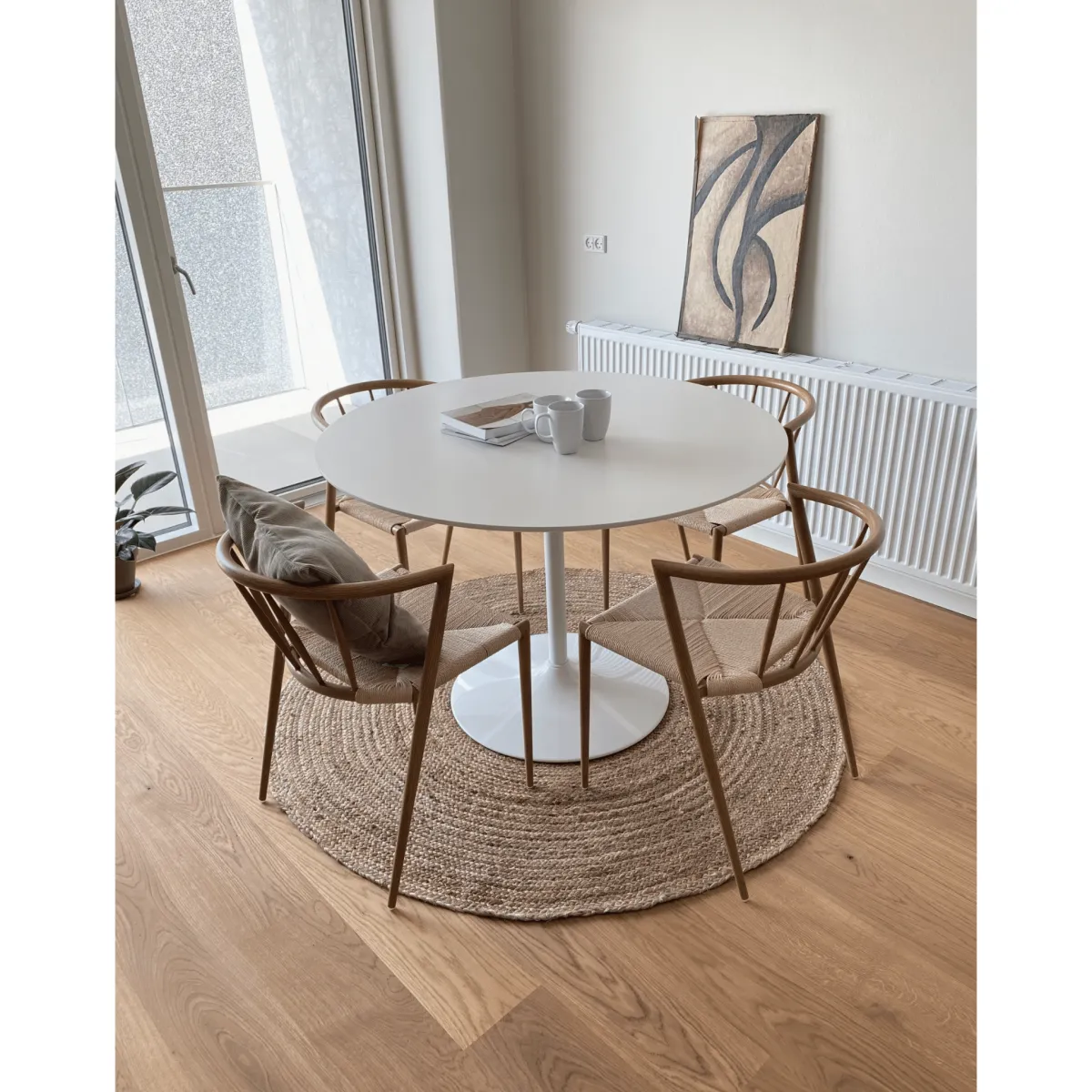Nimara Arthur rundt tæppe - Jute Ø150 cm* Jute Tæpper