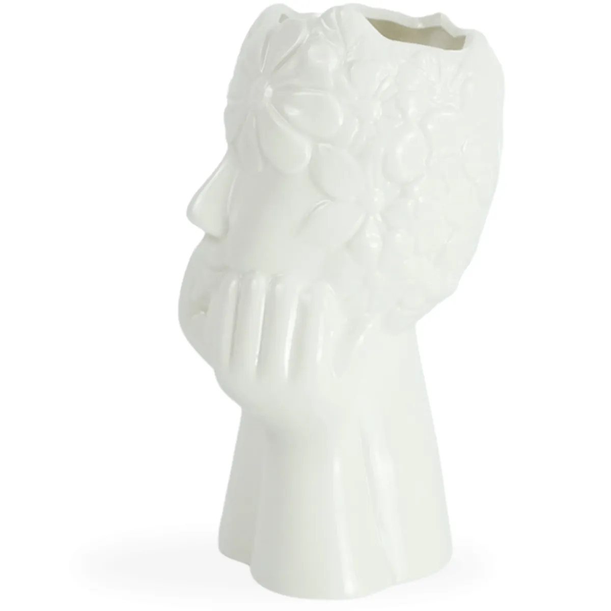Nimara Asti keramik vase i hvid 19,8 cm* Vaser