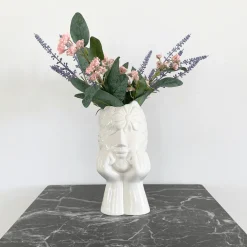 Nimara Asti keramik vase i hvid 19,8 cm* Vaser
