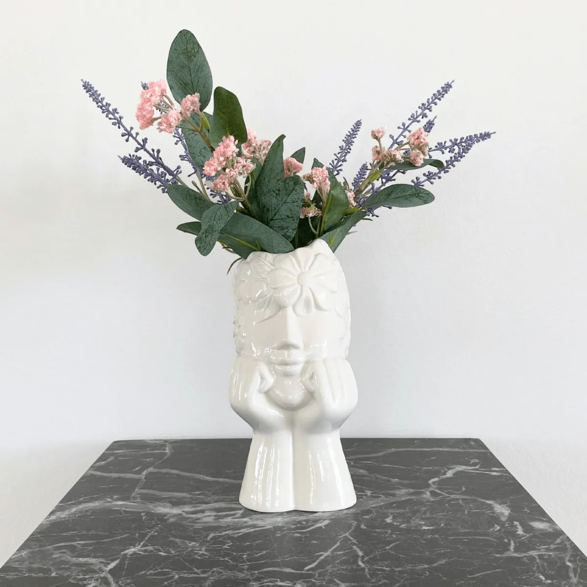 Nimara Asti keramik vase i hvid 19,8 cm* Vaser