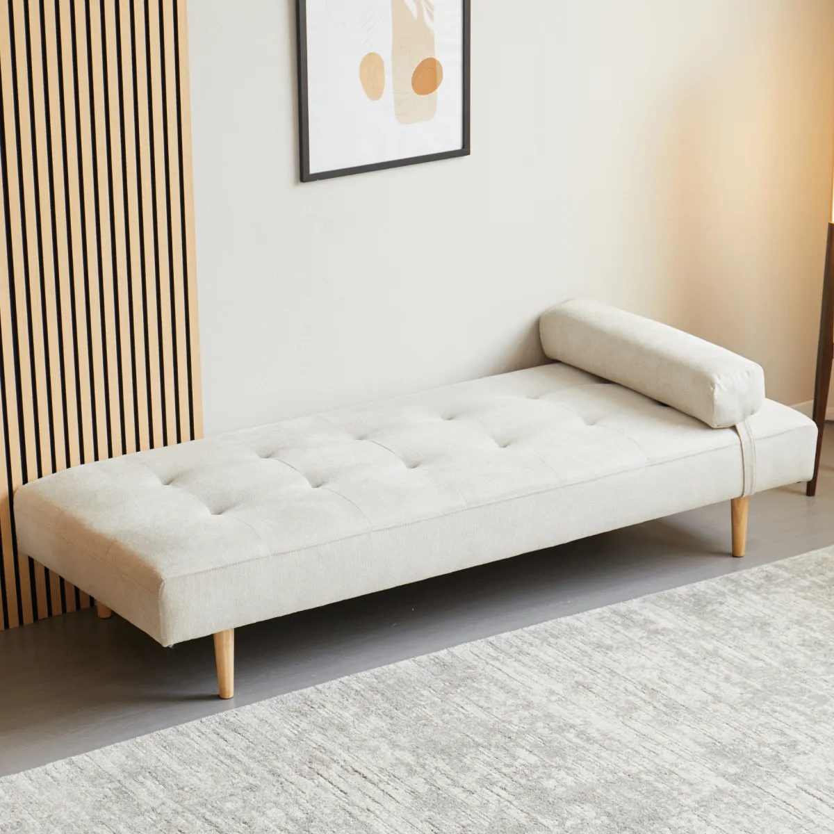 Nimara Audrey daybed beige H:56 x B:80 x L:200* Daybeds