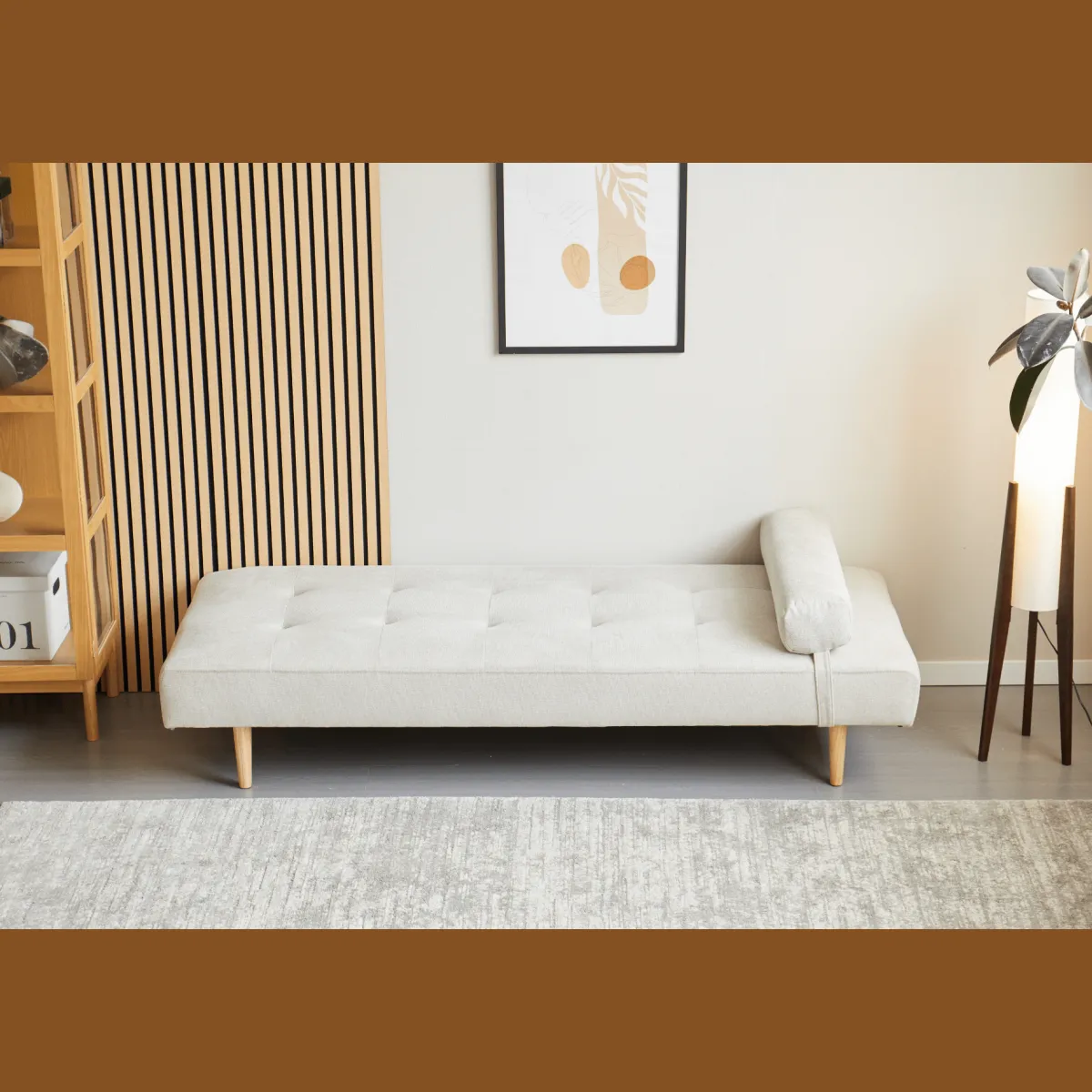 Nimara Audrey daybed beige H:56 x B:80 x L:200* Daybeds