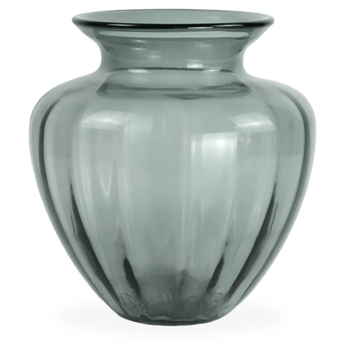 Nimara Bati glas vase i grå 27 cm* Vaser