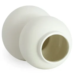 Nimara Becca bobleform keramik vase hvid 21 cm* Vaser