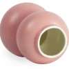 Nimara Becca bobleform keramik vase lyserød 21 cm* Vaser
