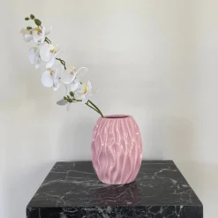 Nimara Betty keramik vase lyserød 15,4 cm* Vaser