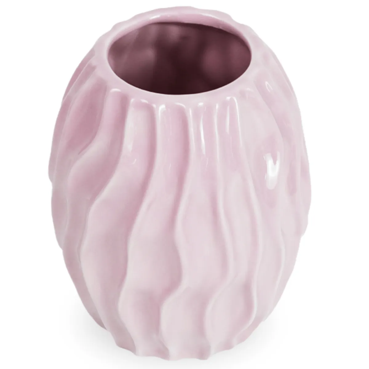 Nimara Betty keramik vase lyserød 15,4 cm* Vaser