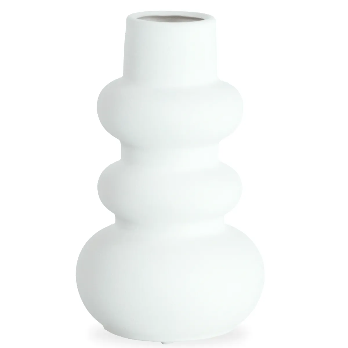 Nimara Billie keramik vase hvid 24 cm* Vaser