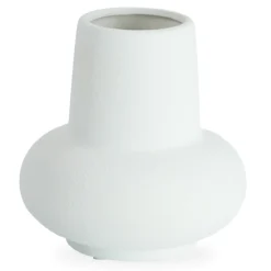 Nimara Birka keramik vase hvid 15 cm* Vaser