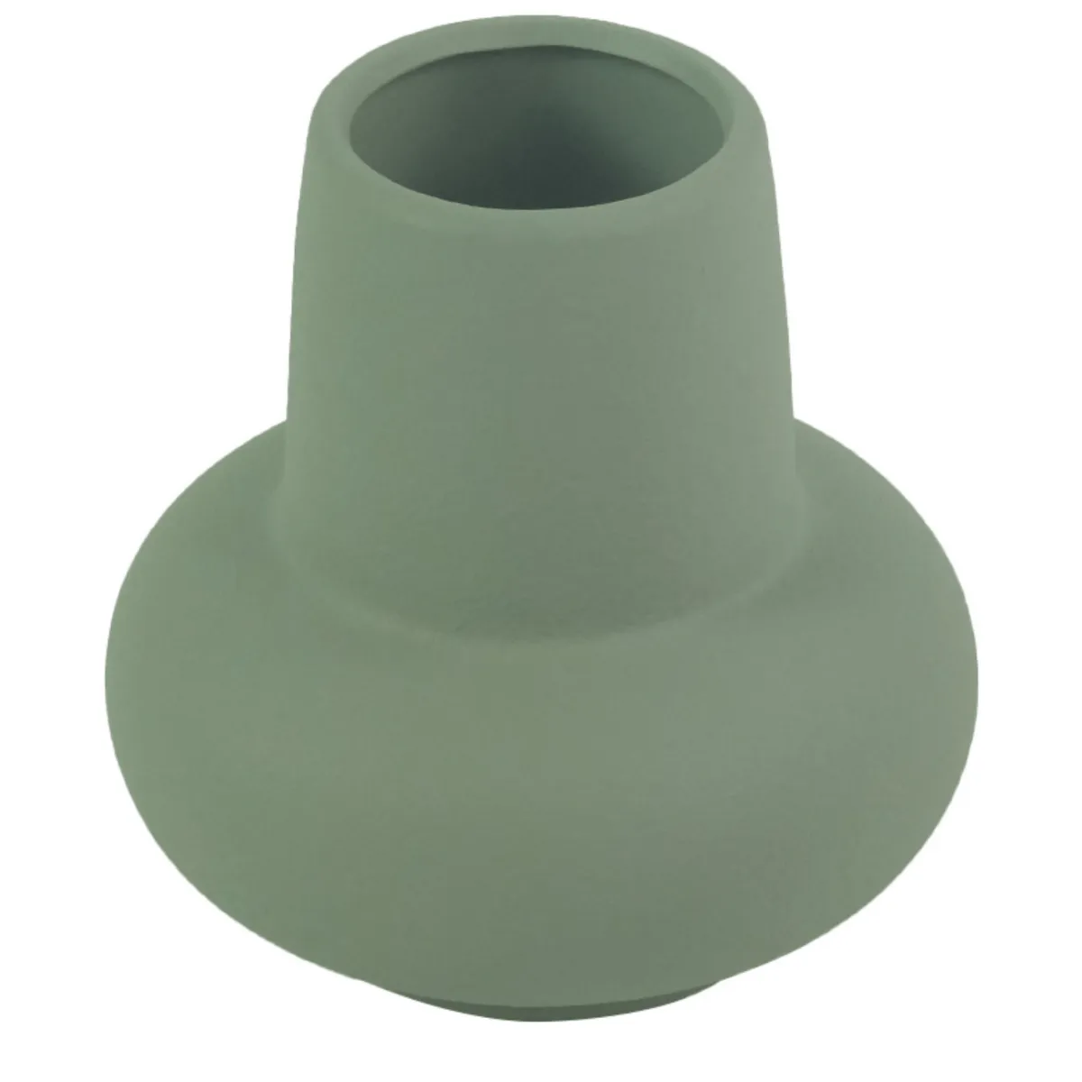 Nimara Birka keramik vase støvet grøn 15 cm* Vaser