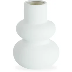 Nimara Bliss keramik vase hvid 19,5 cm* Vaser