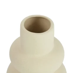 Nimara Bliss keramik vase sand 19,5 cm* Vaser