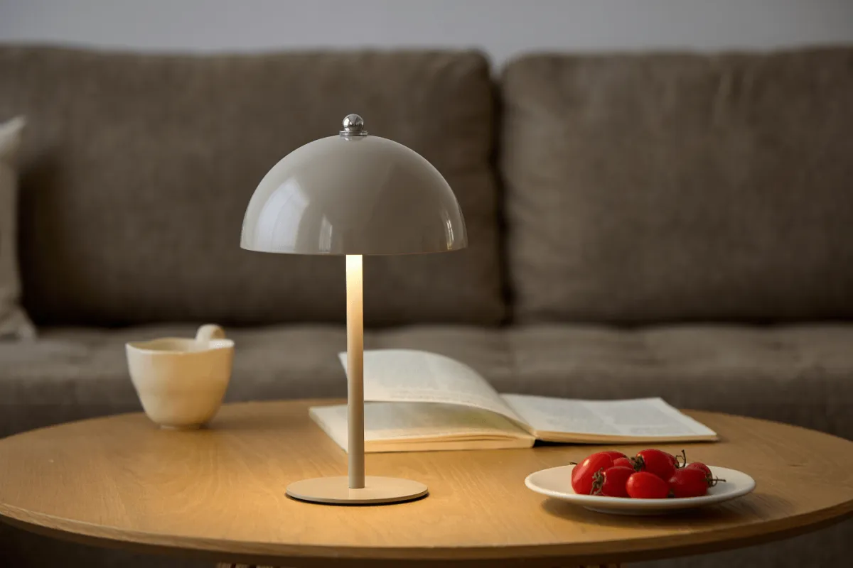 Nimara Bloom bordlampe Beige* Bordlamper