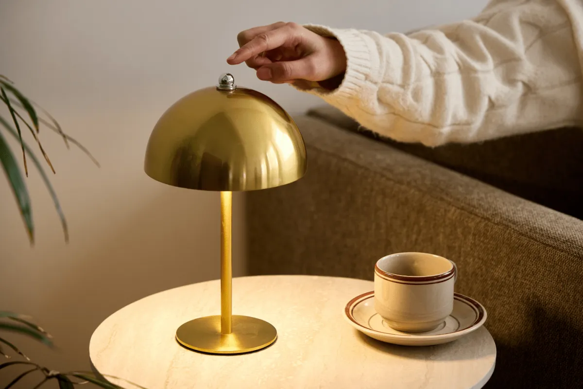Nimara Bloom bordlampe Guld* Bordlamper