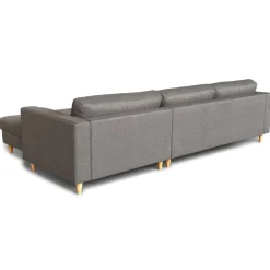 Nimara Brandy - Højrevendt og venstrevendt vendbar chaiselong sofa grå - L: 290 x D: 96 x H: 80 cm* Sofaer
