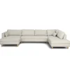 Nimara Brandy - venstrevendt u-sofa i beige med chaiselong - L: 366 x D: 211 x H: 80 cm* Sofaer