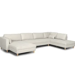Nimara Brandy - venstrevendt u-sofa i beige med chaiselong - L: 366 x D: 211 x H: 80 cm* Sofaer