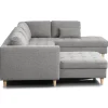 Nimara Brandy - venstrevendt u-sofa i grå med chaiselong - L: 366 x D: 211 x H: 80 cm* Sofaer