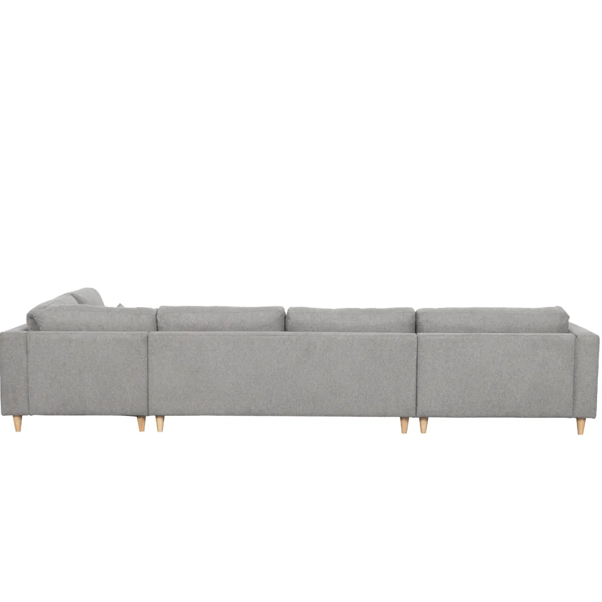 Nimara Brandy - venstrevendt u-sofa i grå med chaiselong - L: 366 x D: 211 x H: 80 cm* Sofaer