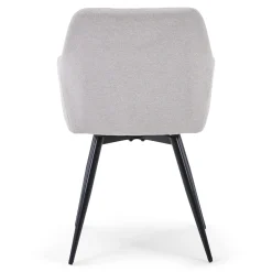 Nimara Carlo spisebordsstol - Beige polstret med drejefunktion 360 grader* Spisebordsstole|Skrivebordsstole