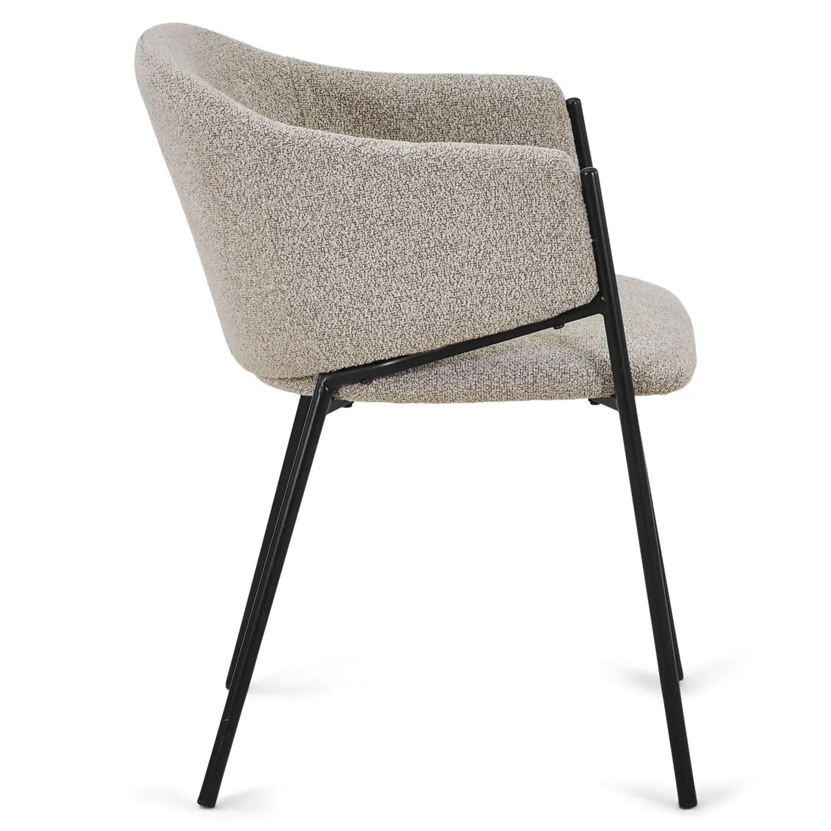 Nimara Carolina spisebordsstol i beige boucle* Spisebordsstole