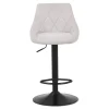 Nimara Cassie - beige justerbar barstol med drejefunktion 360 grader* Barstole