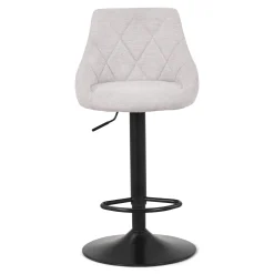Nimara Cassie - beige justerbar barstol med drejefunktion 360 grader* Barstole