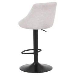 Nimara Cassie - beige justerbar barstol med drejefunktion 360 grader* Barstole