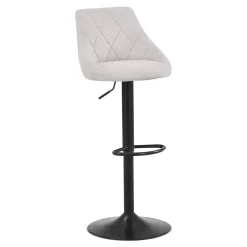 Nimara Cassie - beige justerbar barstol med drejefunktion 360 grader* Barstole