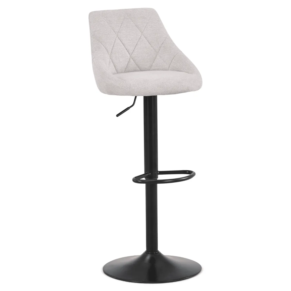 Nimara Cassie - beige justerbar barstol med drejefunktion 360 grader* Barstole