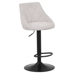 Nimara Cassie - beige justerbar barstol med drejefunktion 360 grader* Barstole