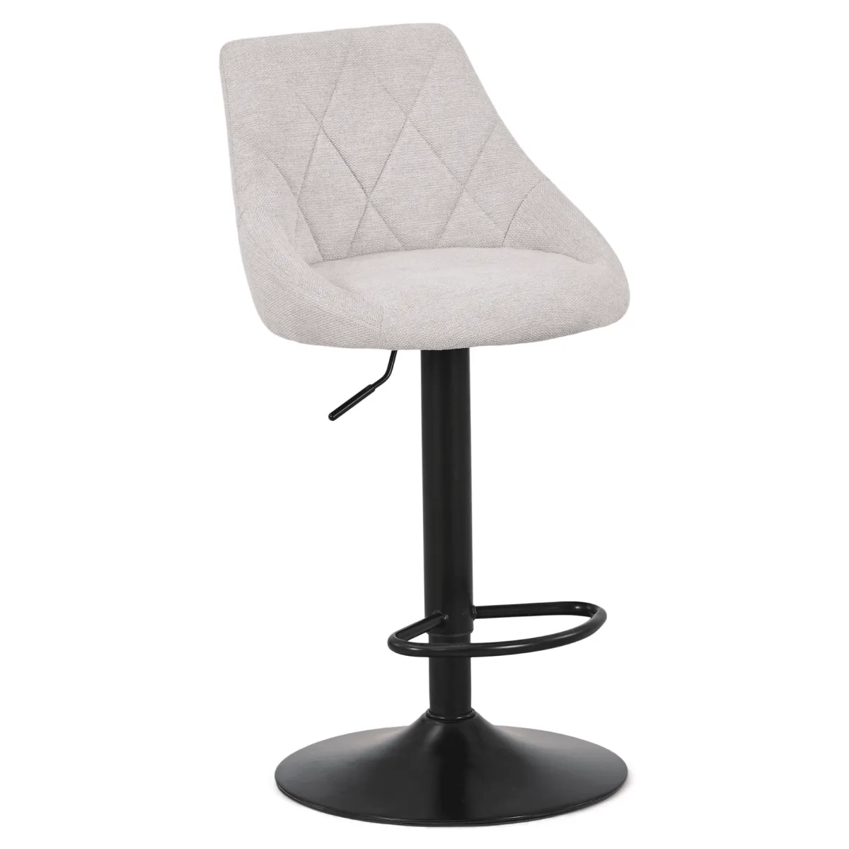 Nimara Cassie - beige justerbar barstol med drejefunktion 360 grader* Barstole