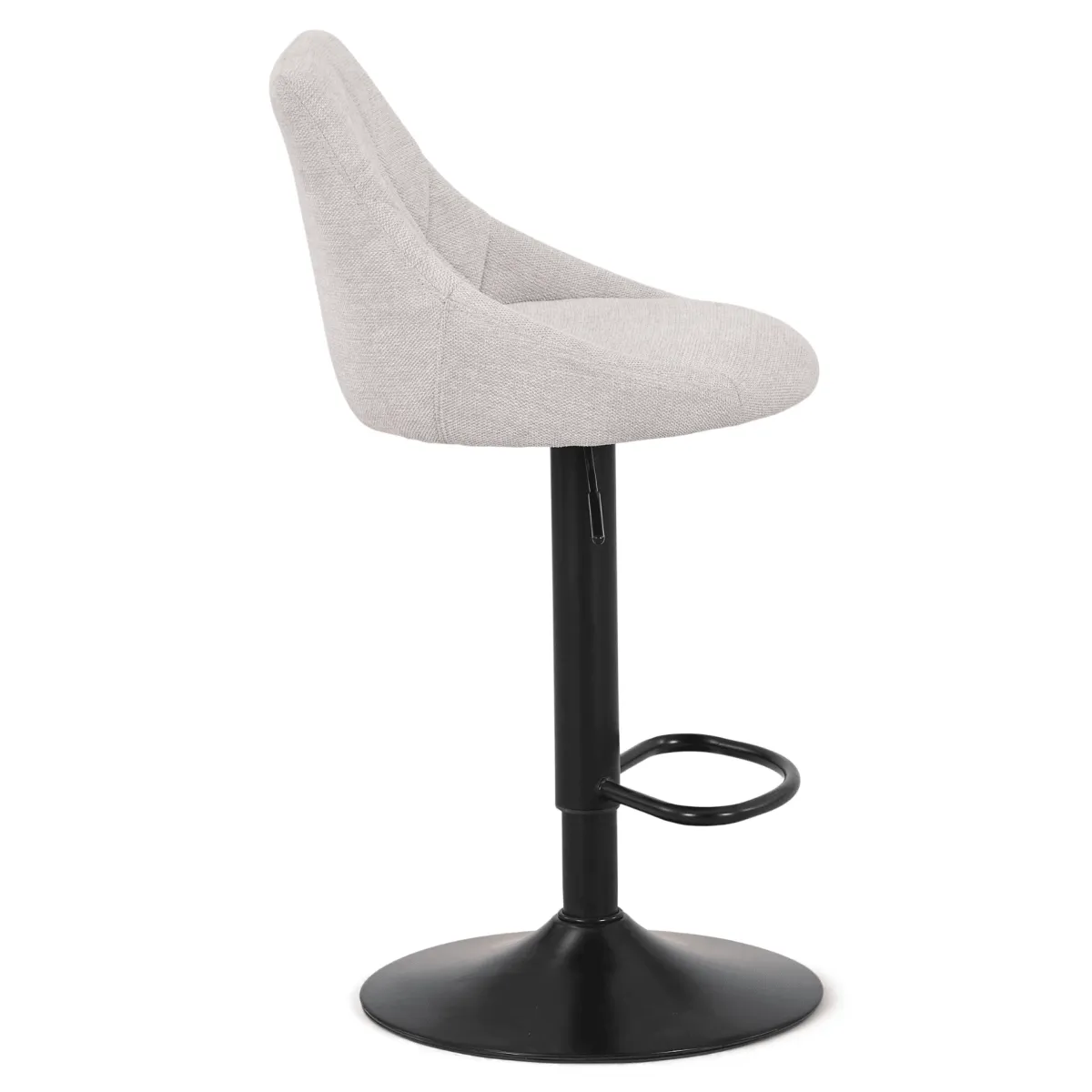 Nimara Cassie - beige justerbar barstol med drejefunktion 360 grader* Barstole