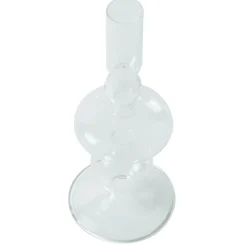 Nimara Chicka lysestage glas klar 21 cm* Lysestager