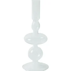 Nimara Chicka lysestage glas klar 21 cm* Lysestager