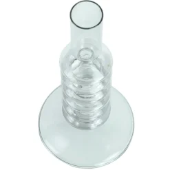 Nimara Chili lysestage glas grå 21 cm* Lysestager